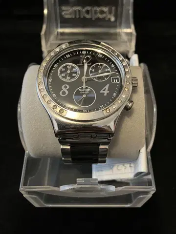 Swatch 크로노그래프 손목시계 YCS485GC