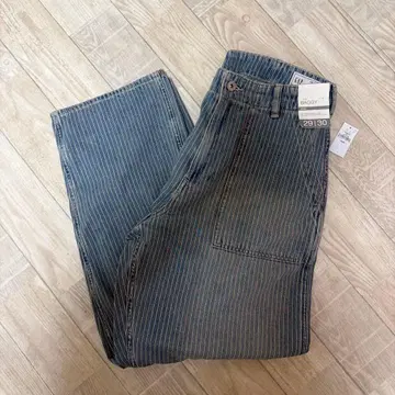 GAP 스트라이프 배기 데님 29/30