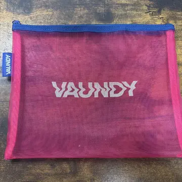 Vaundy 메쉬 파우치 핑크