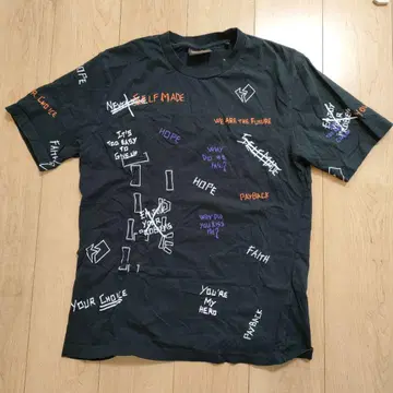 Self Made 블랙 T셔츠 XL