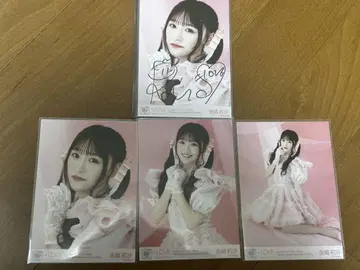 이코럽 오토시마 리사 브로마이드 컴프 친필