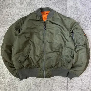 90s USA제 알파인더스트리 MA-1 플라이트 자켓 L