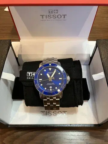 TISSOT 씨스타1000 파워매틱80 자동 와인딩