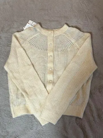 ZARA 앞뒤 2way 버튼 니트 가디건