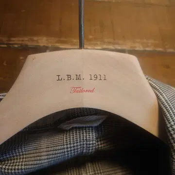 L.B.M.1911 테일러드 자켓 글렌체크 사이즈 50