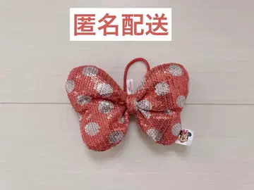 미니 마우스 스팽글 리본 머리끈