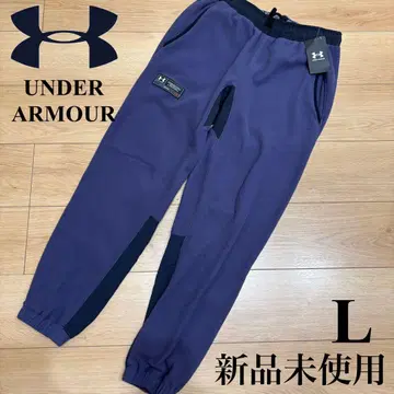 새상품 언더아머 UA 마이크로 플리스 조거 팬츠 네이비 L
