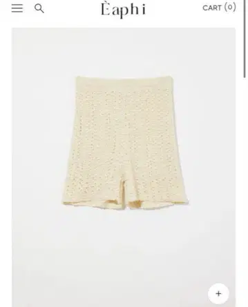 eaphi OPENWORK KNITTING PANTS BLACK