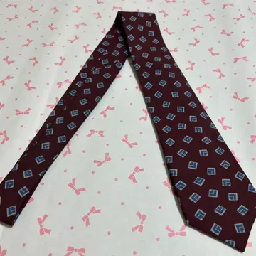 새상품 GIORGIO ARMANI 비즈니스 넥타이 와인 (CH0613)