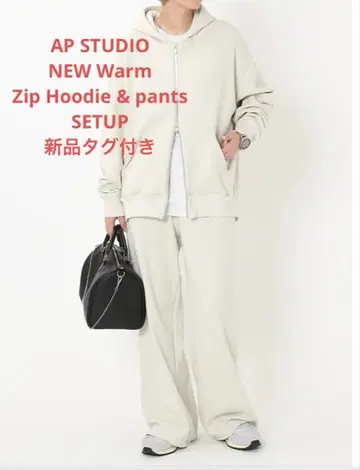 AP STUDIO NEW Warm Zip Hoodie & pants
