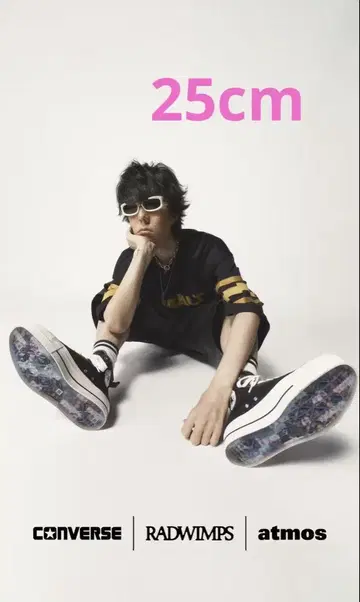 컨버스 RADWIMPS 콜라보 하이컷 스니커즈