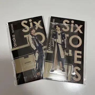 SixTONES 아크릴 스탠드 다나카 주리 마츠무라 호쿠토