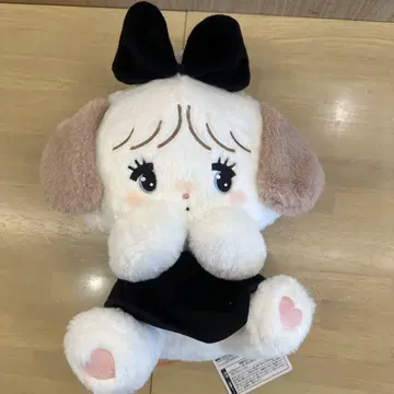 mikko 캐릭터 BLACK RIBBON BIG 봉제 인형