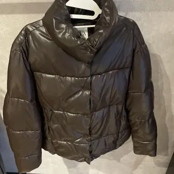 ZARA 브라운 다운 자켓 XL