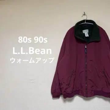 80s 90s L.L.Bean 웜업 자켓 버건디