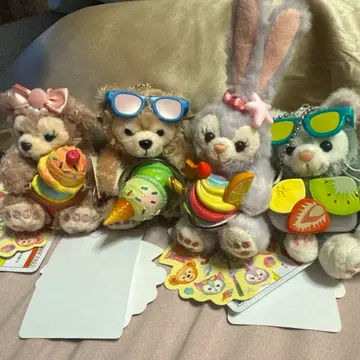 디즈니 더피 셰리메이 봉제 인형 키링 봉제 인형 배지