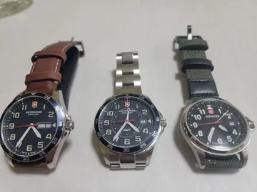 VICTORINOX 쿼츠 x 2개 WENGER x 1개, 3개 묶음 판매