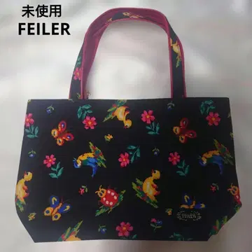 미사용 FEILER 올 패턴 하이디 토트백