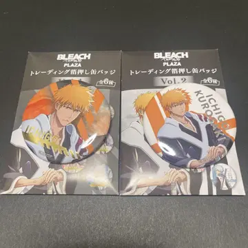 BLEACH 천년혈전편 PLAZA 한정판 캔뱃지 쿠로사키 이치고