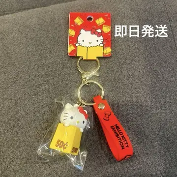 Hello kitty전 헬로키티전 러버 입체 키링 키티