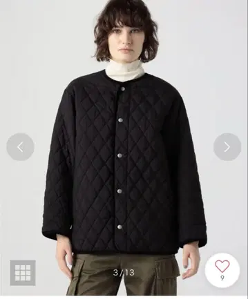 MACPHEE 퀼팅 자켓 블랙