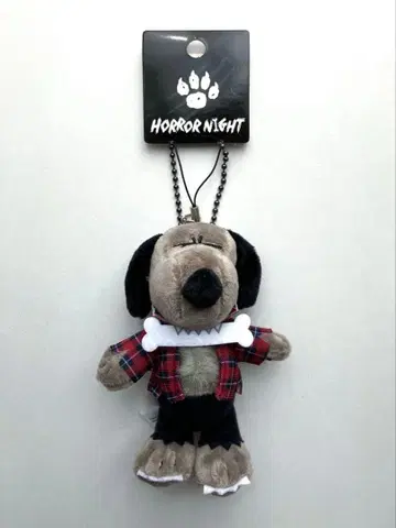 USJ 스누피 봉제 인형 키링 늑대인간