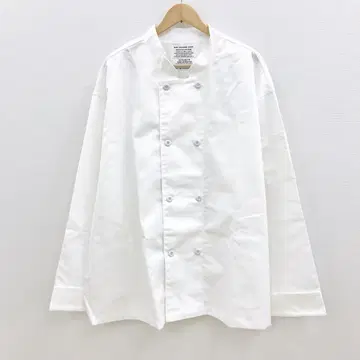 데드스탁 빈티지 미군 더블 브레스트 셰프 자켓 화이트