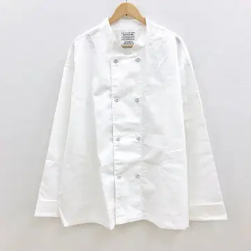 데드스탁 빈티지 미군 더블 브레스트 셰프 자켓 화이트