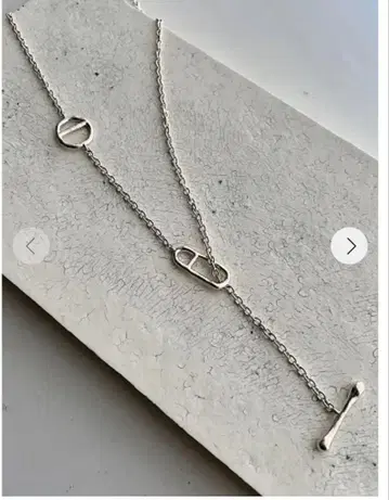chieko+ grace necklace 실버