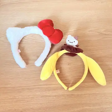 헬로키티 폼폼푸딩 머리띠