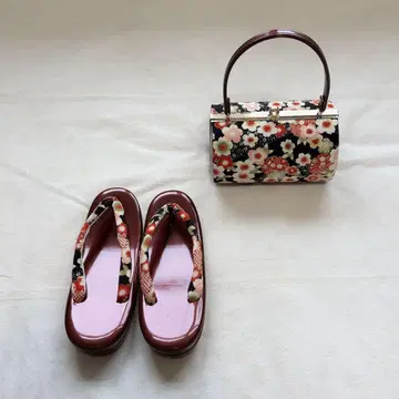 후리소데 백 일본 나막신