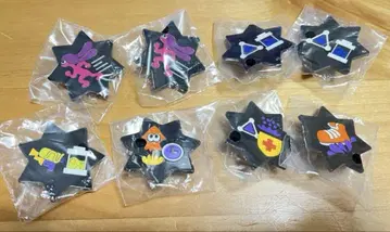 스프라툰 기어 파워 조각 핀 배지 8개 세트