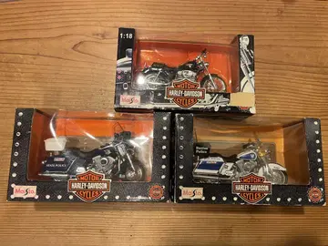 Harley-Davidson 1:18 피규어 모형 3대 세트