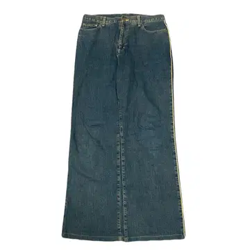 y2k sideline fade wide straight jeans