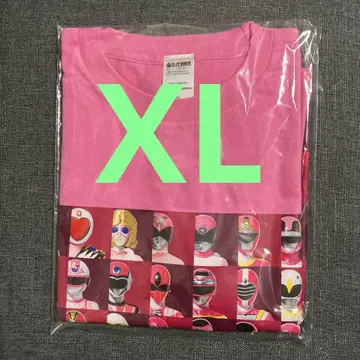 XL 전 슈퍼 전대전 역대 핑크 대집합 미개봉품 셔츠
