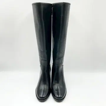 코르소 로마9 롱 부츠 사이드 지퍼 가죽 블랙 37 Y1139