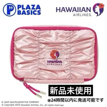 하와이안항공 콜라보 가젯 케이스 파우치 M 핑크 PLAZA