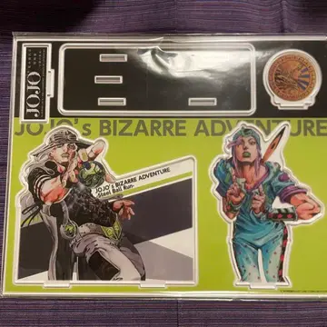 스틸 볼 런 아크릴 스탠드 죠죠의 기묘한 모험 아라키 히로히코 원화전