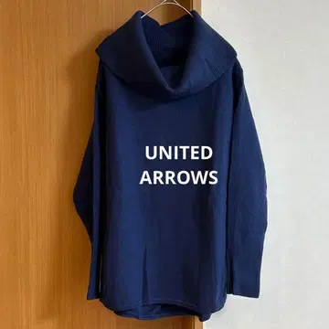 UNITED ARROWS 터틀넥 니트 상의 프리