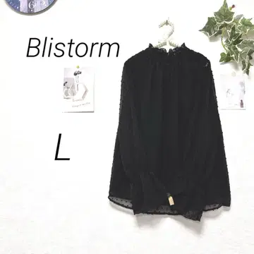 10246 Blistorm 브리 스톰 목 프릴 블라우스 L