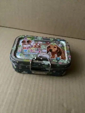 강아지 학원 2단계 캔 케이스 헤이세이 레트로 2000년대 소품함 케이스