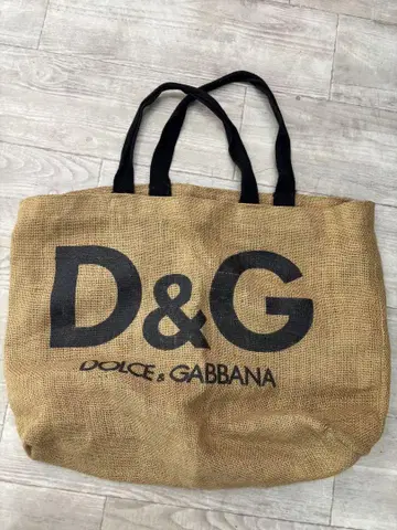 D&G 돌체앤가바나 린넨 토트백 로고