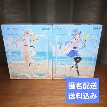 Summer Pockets 나루세 시로하 소라카도 아오이 피규어 세트