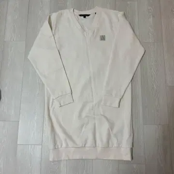 Armani Exchange V넥 원피스 S 크림