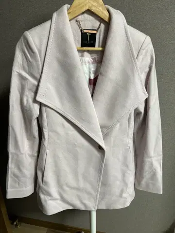 Tedbaker 핑크 숄카라 자켓