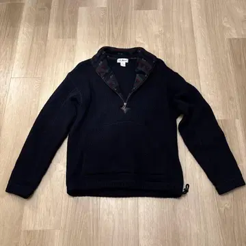 80s~90s L.L.Bean 네이비 울 스웨터 M