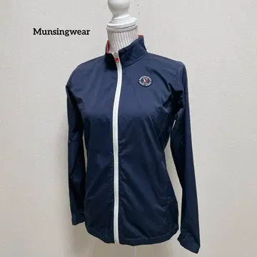 먼싱웨어 골프웨어 나일론 자켓 긴팔 펭귄 네이비