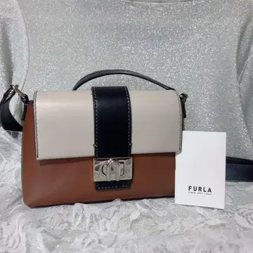 FURLA 숄더백 베이지/브라운/블랙