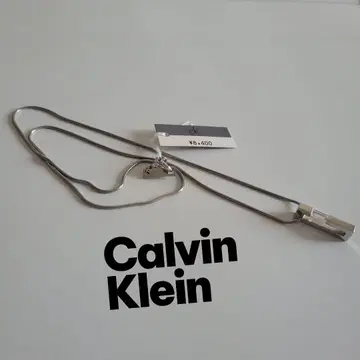 Calvin Klein 실버 목걸이