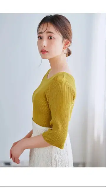 COHINA 2way 헨리넥 니트